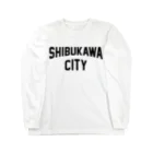 JIMOTOE Wear Local Japanの渋川市 SHIBUKAWA CITY ロングスリーブTシャツ