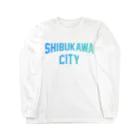 JIMOTOE Wear Local Japanの渋川市 SHIBUKAWA CITY ロングスリーブTシャツ