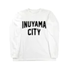 JIMOTOE Wear Local Japanの犬山市 INUYAMA CITY Long Sleeve T-Shirt