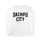 JIMOTOE Wear Local Japanの太宰府市 DAZAIFU CITY Long Sleeve T-Shirt