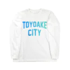 JIMOTOE Wear Local Japanの豊明市 TOYOAKE CITY Long Sleeve T-Shirt