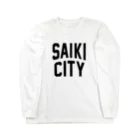 JIMOTO Wear Local Japanの佐伯市 SAIKI CITY ロングスリーブTシャツ