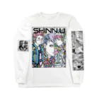 SHINN.U ONLINEのSANNIN（ロゴ黒） ロングスリーブTシャツ