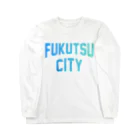 JIMOTOE Wear Local Japanの福津市 FUKUTSU CITY Long Sleeve T-Shirt