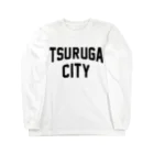 JIMOTOE Wear Local Japanの敦賀市 TSURUGA CITY Long Sleeve T-Shirt