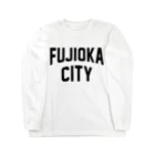 JIMOTOE Wear Local Japanの藤岡市 FUJIOKA CITY Long Sleeve T-Shirt