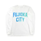 JIMOTOE Wear Local Japanの藤岡市 FUJIOKA CITY Long Sleeve T-Shirt