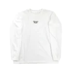 HermannStrasseのフェルメールとグリーンイグアナ：バックプリント Long Sleeve T-Shirt