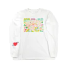 お華🌸🐝Ohanaの春の芽吹き🌸 ロングスリーブTシャツ