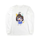 いもいも亭の燃えてるあんちゃん🔥💙 Long Sleeve T-Shirt