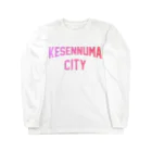 JIMOTO Wear Local Japanの気仙沼市 KESENNUMA CITY ロングスリーブTシャツ