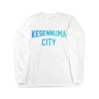 JIMOTO Wear Local Japanの気仙沼市 KESENNUMA CITY ロングスリーブTシャツ