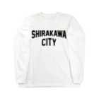 JIMOTOE Wear Local Japanの白河市 SHIRAKAWA CITY Long Sleeve T-Shirt