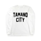 JIMOTOE Wear Local Japanの玉野市 TAMANO CITY Long Sleeve T-Shirt