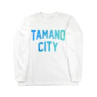 JIMOTOE Wear Local Japanの玉野市 TAMANO CITY Long Sleeve T-Shirt