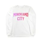 JIMOTOE Wear Local Japanの美濃加茂市 MINOKAMO CITY Long Sleeve T-Shirt