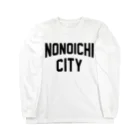 JIMOTOE Wear Local Japanの野々市 NONOICHI CITY Long Sleeve T-Shirt