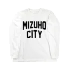 JIMOTOE Wear Local Japanの瑞穂市 MIZUHO CITY Long Sleeve T-Shirt