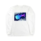 ぴよぴんこの星降らすジンベイザメ Long Sleeve T-Shirt