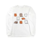 肉球書庫（絵）の猫ちゃんたち Long Sleeve T-Shirt