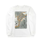 xxxyamachanのMARBLEIZE　縦書き Long Sleeve T-Shirt