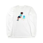 キッズモード某のイルカといた夏休み Long Sleeve T-Shirt