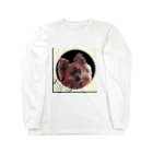 ぬくもふ屋　【猫 犬の似顔絵描き】の犬のポリーちゃん Long Sleeve T-Shirt