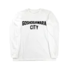 JIMOTO Wear Local Japanの五所川原市 GOSHOGAWARA CITY ロングスリーブTシャツ