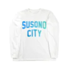 JIMOTO Wear Local Japanの裾野市 SUSONO CITY ロングスリーブTシャツ