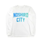 JIMOTOE Wear Local Japanの能代市 NOSHIRO CITY Long Sleeve T-Shirt