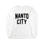 JIMOTOE Wear Local Japanの南砺市 NANTO CITY ロングスリーブTシャツ
