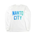 JIMOTOE Wear Local Japanの南砺市 NANTO CITY ロングスリーブTシャツ