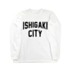 JIMOTOE Wear Local Japanの石垣市 ISHIGAKI CITY ロングスリーブTシャツ