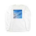 ArtWillの飛行機雲 ロングスリーブTシャツ