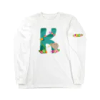 シラギク堂本舗のKはKiwiのK Long Sleeve T-Shirt