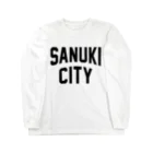 JIMOTOE Wear Local Japanのさぬき市 SANUKI CITY ロングスリーブTシャツ