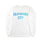 JIMOTOE Wear Local Japanの富士吉田市 FUJI YOSHIDA CITY Long Sleeve T-Shirt