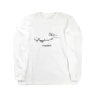 あめみやのワニのかお【crocodile】 Long Sleeve T-Shirt