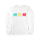 ゆみぴこの猫信号機 Long Sleeve T-Shirt