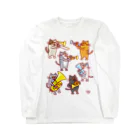 otoshimono-music shopのどや猫楽団・金管六重奏 Long Sleeve T-Shirt