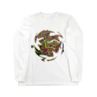 kimchinのサイケデリックなマーブル模様 Long Sleeve T-Shirt