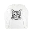 猫の楽園のイタズラ子猫 ロングスリーブTシャツ