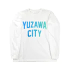 JIMOTO Wear Local Japanの湯沢市 YUZAWA CITY ロングスリーブTシャツ