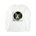 ぬくもふ屋　【猫 犬の似顔絵描き】のchah Long Sleeve T-Shirt