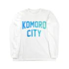 JIMOTOE Wear Local Japanの小諸市 KOMORO CITY Long Sleeve T-Shirt
