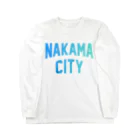 JIMOTOE Wear Local Japanの中間市 NAKAMA CITY Long Sleeve T-Shirt