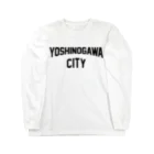 JIMOTOE Wear Local Japanの吉野川市 YOSHINOGAWA CITY Long Sleeve T-Shirt