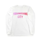 JIMOTOE Wear Local Japanの吉野川市 YOSHINOGAWA CITY Long Sleeve T-Shirt