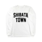 JIMOTOE Wear Local Japanの柴田町 SHIBATA TOWN Long Sleeve T-Shirt