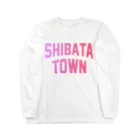 JIMOTOE Wear Local Japanの柴田町 SHIBATA TOWN Long Sleeve T-Shirt